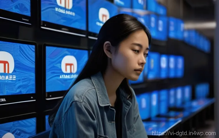 미래의 디지털 정체성 패러다임 - **Prompt:** "A young Vietnamese woman, dressed in modern, modest casual attire, sits pensively in a ...