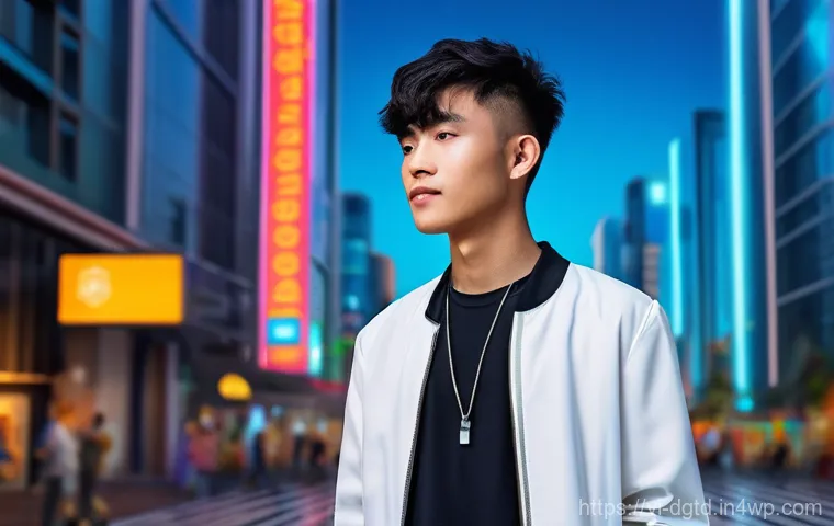 미래의 디지털 정체성 패러다임 - **Prompt:** "A young Vietnamese woman, dressed in modern, modest casual attire, sits pensively in a ...