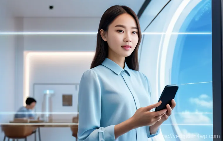 디지털 정체성 관리의 전략적 접근 - **Prompt 1: "A young Vietnamese woman, elegantly dressed in modern casual attire, stands confidently...